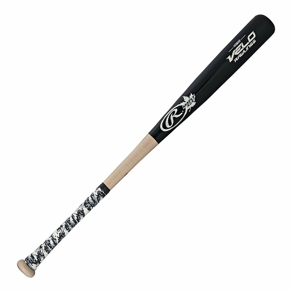 Baseball Bats New Rawlings Velo Maple Ace Wood Baseball Bat Black/Natural Pro Ink 1 Baseball Bats New Rawlings Velo Maple Ace Wood Baseball Bat Black/Natural Pro Ink