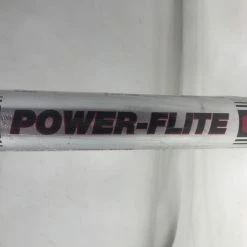 New RARE Power-Flite Rich Plante Slowpitch Softball Bat 34/28 Silver/Red Non-USSSA Stamp