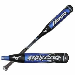 New Mizuno Max Core 340251 33/30 BBCOR Baseball Bat 2 5/8" Black/Silver/Blue