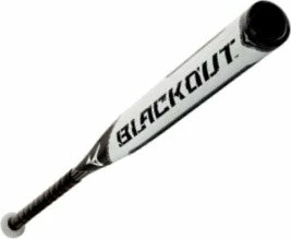 New Mizuno Blackout 340291 Slowpitch Softball Bat Gray/Black 2 1/4" Barrel 1 New Mizuno Blackout 340291 Slowpitch Softball Bat Gray/Black 2 1/4" Barrel