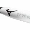 New Mizuno F21-TITANIUM -10 Fastpitch Softball Bat 2021 3 Piece Black/White USSSA 1.20 BPF Stamp