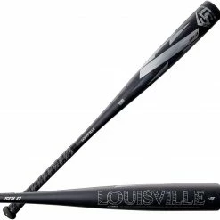 New Louisville Slugger 2022 Solo (-3) BBCOR Baseball Bat Black/Silver Baseball Bats