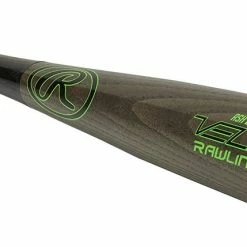 Baseball Bats New Rawlings Velo Ash Wood Baseball Bat R271AV 34 Inch Black/Green