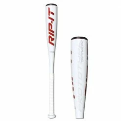 RIP-IT Baseball Bats New Rip It B1310 Prototype White Senior League Baseball Bat 2 3/4"
