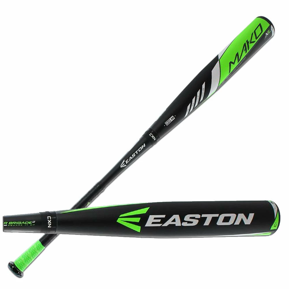 New Easton Mako XL BB16MKL BBCOR Baseball Bat Green/White -3 End Loaded Baseball Bats 2 New Easton Mako XL BB16MKL BBCOR Baseball Bat Green/White -3 End Loaded Baseball Bats