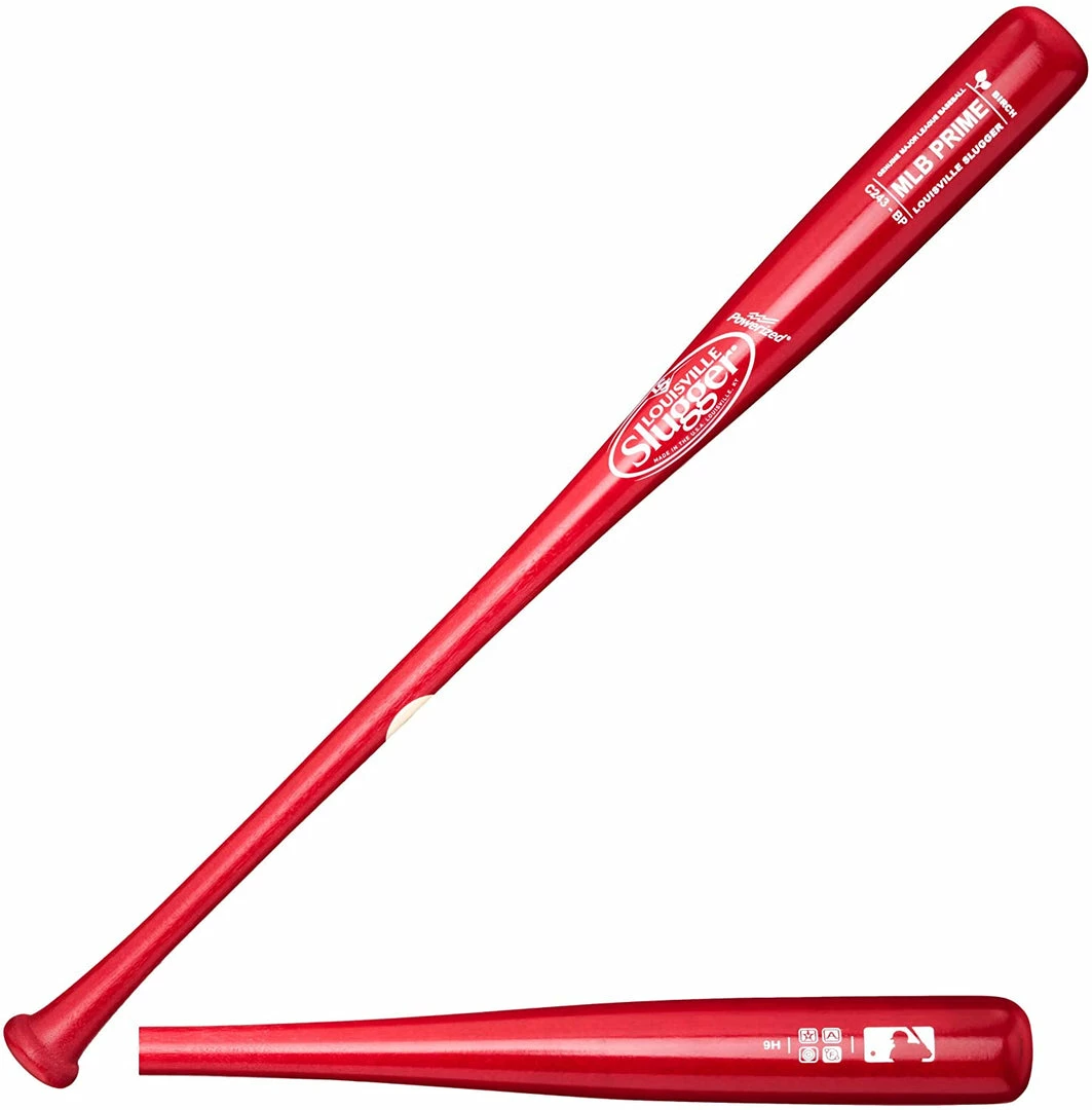 New Louisville Slugger MLB Prime Birch C243 Red WBVB14 32" Wood Bat Ink Dot! Baseball Bats 1 New Louisville Slugger MLB Prime Birch C243 Red WBVB14 32" Wood Bat Ink Dot! Baseball Bats