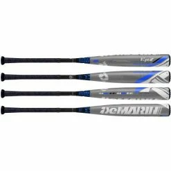 New DeMarini CF7 CFR15 Senior League Baseball Bat Silver/Blue 2 5 /8"