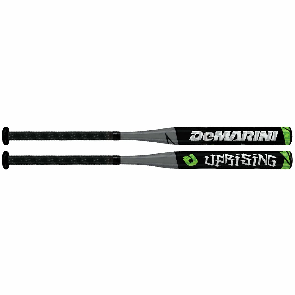 New DeMarini Uprising Slowpitch Softball Bat 2 1/4" Black/Green DMS14 5 New DeMarini Uprising Slowpitch Softball Bat 2 1/4" Black/Green DMS14
