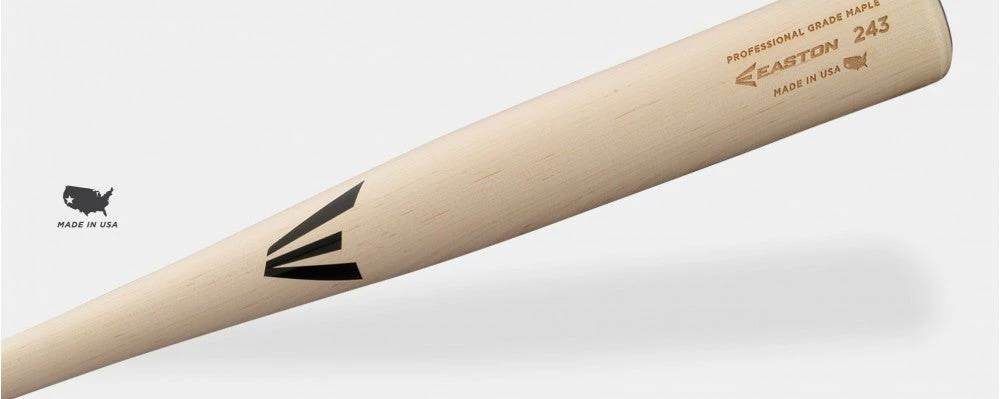 New Easton 243 " Natural BBCOR Pro Maple Wood Bat Adult Baseball Bat 1 New Easton 243 " Natural BBCOR Pro Maple Wood Bat Adult Baseball Bat