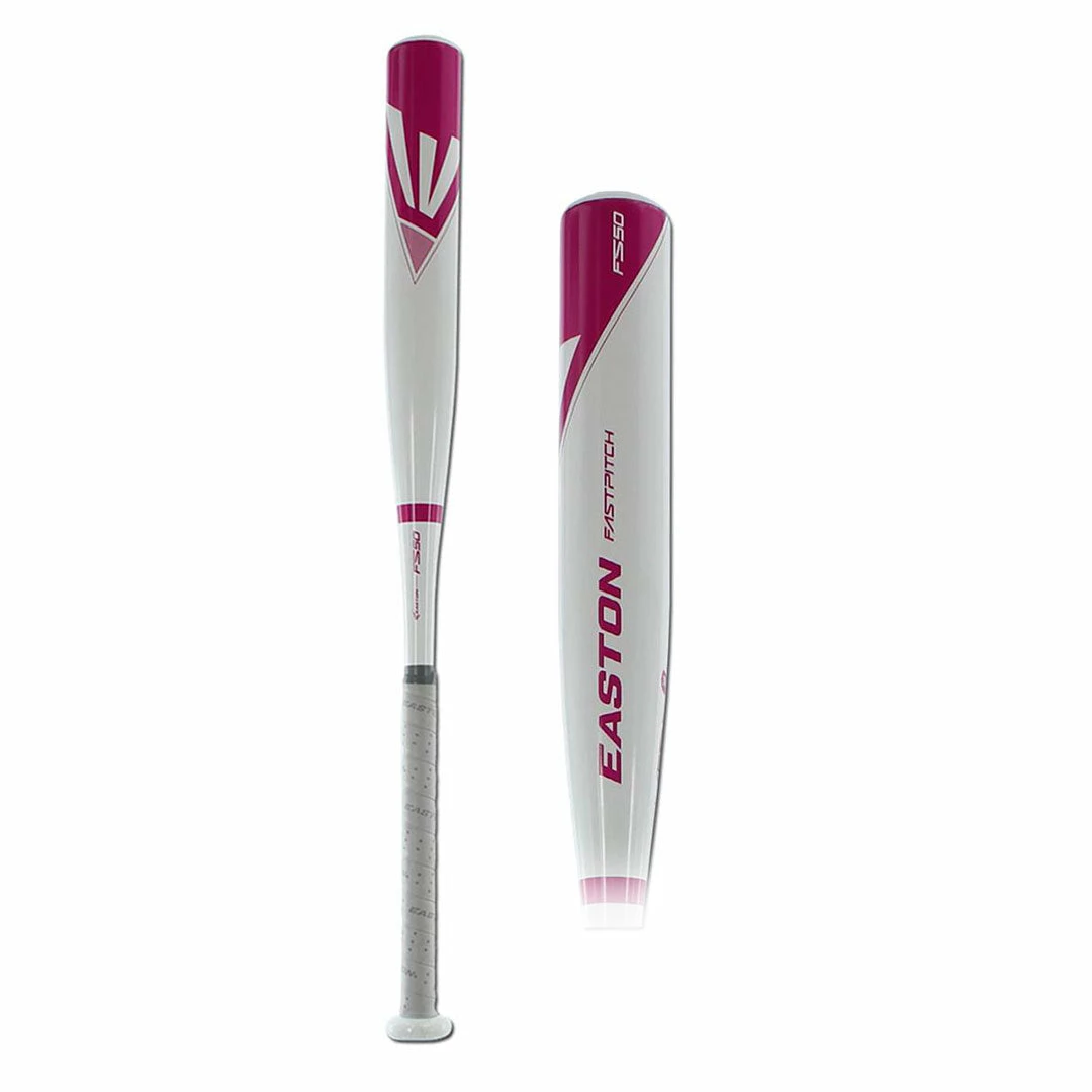 New Easton FS50 FP14S50 Fastpitch Softball Bat White/Pink 3 New Easton FS50 FP14S50 Fastpitch Softball Bat White/Pink