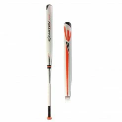 Shop By Certification New Easton Mako FP15MK9 Fastpitch Softball Bat White/Orange 2 1/4