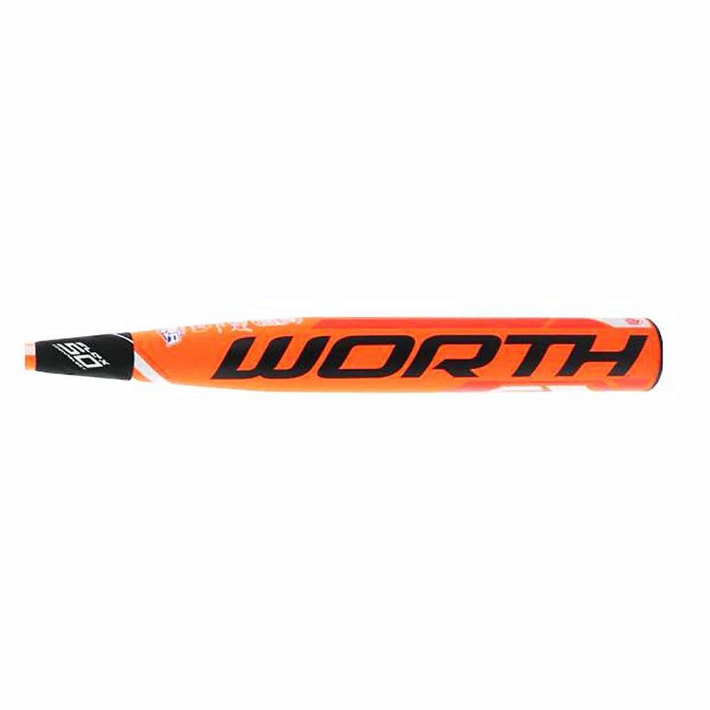Shop By Certification New Worth 2 Legit FP2L10 Fastpitch Softball Bat Orange/White 2 1/4" Barrel (-10) 2 Shop By Certification New Worth 2 Legit FP2L10 Fastpitch Softball Bat Orange/White 2 1/4" Barrel (-10)