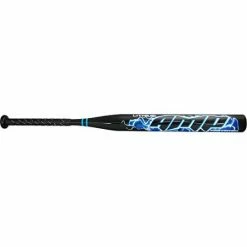New Worth FPAMPS Amp Fastpitch Softball Bat Black/Blue Lithium