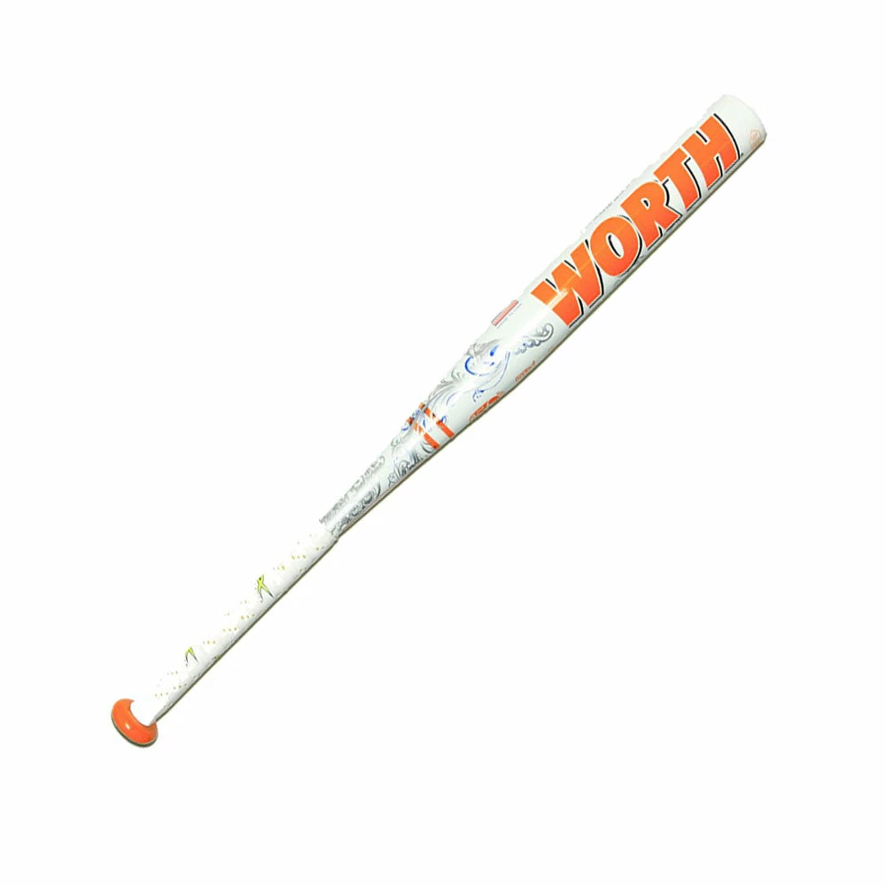 New Worth 454 Legit FPL410 Fastpitch Softball Bat White/Orange USSSA 1.20 BPF Stamp 1 New Worth 454 Legit FPL410 Fastpitch Softball Bat White/Orange USSSA 1.20 BPF Stamp
