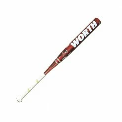 New Worth 454 Legit FPL49 Fastpitch Softball Bat Brown/White 2 1/4" USSSA Stamp