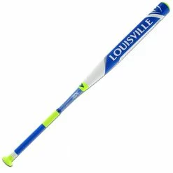 Shop By Certification New Louisville Slugger LXT FPLX160 Fastpitch Softball Bat Blue/White 2 1/4