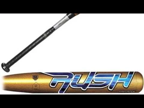 New Rawlings Rush FPRSHGD Fastpitch Softball Baseball Bat 2 1/4" Barrel 1 New Rawlings Rush FPRSHGD Fastpitch Softball Baseball Bat 2 1/4" Barrel