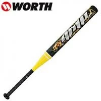 New Worth AMP FPSLP2 Fastpitch Softball Bat Black/Yellow