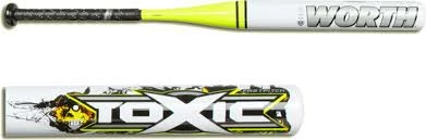 New Worth FPTX11 Toxic Fastpitch Softball Bat White 2 1/4" Barrel 1 New Worth FPTX11 Toxic Fastpitch Softball Bat White 2 1/4" Barrel