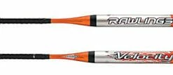 New Rawlings Velocity FPVCTY2 Fastpitch Softball Bat Silver/Orange