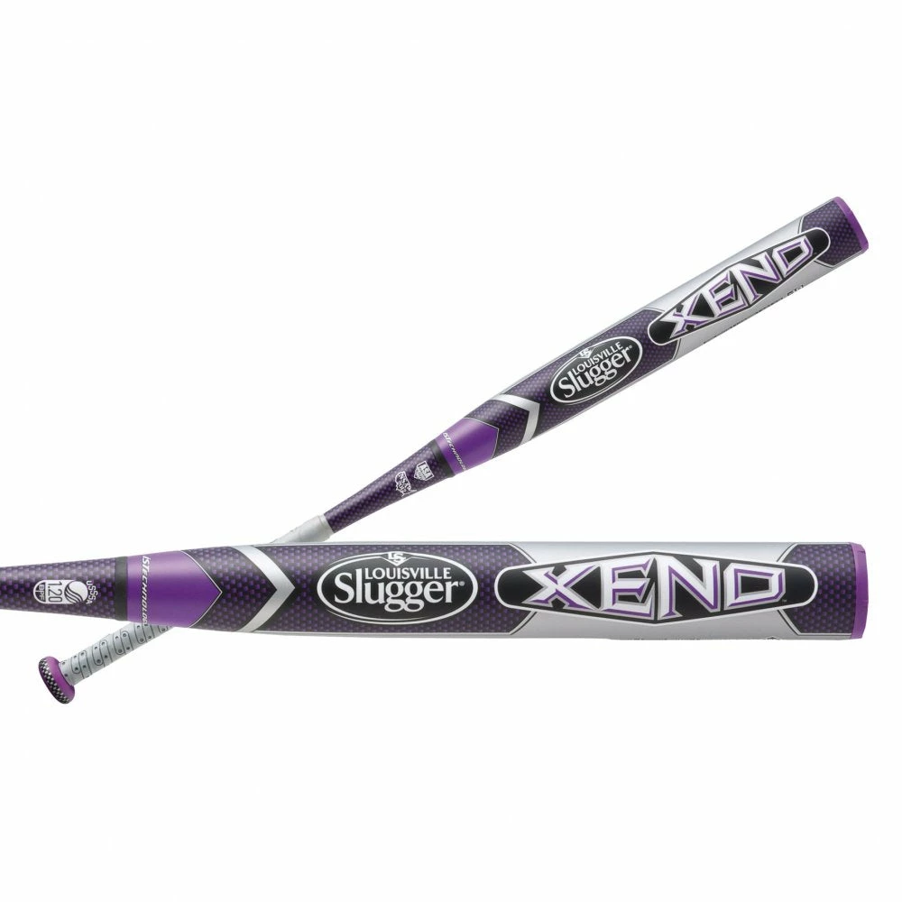 New Louisville Slugger Xeno FPXN14-R9 Fastpitch Softball Bat Gray/Purple 1 New Louisville Slugger Xeno FPXN14-R9 Fastpitch Softball Bat Gray/Purple