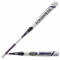 Louisville Slugger New Louisville XENO FPXN151 Fastpitch Softball Bat 2 1/4" White/Purple Shop By Certification