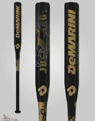 New DeMarini Juggernaut J3 NTU-13 Slowpitch Softball Bat 2 1/4" Black/Gold