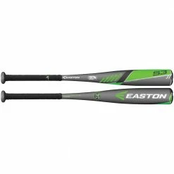 New Easton S3 JBB16S310B 2 3/4" Coach Pitch Baseball Bat Gray/Green -10