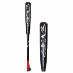 New AXE Elite L130B Adult Baseball Bat Black/Red 2 5/8" Barrel Scandium BBCOR -3 Baseball Bats