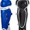 New Easton Mako FP Leg Guards 15.5" Blue/White Ages 16+ Fastpitch Softball