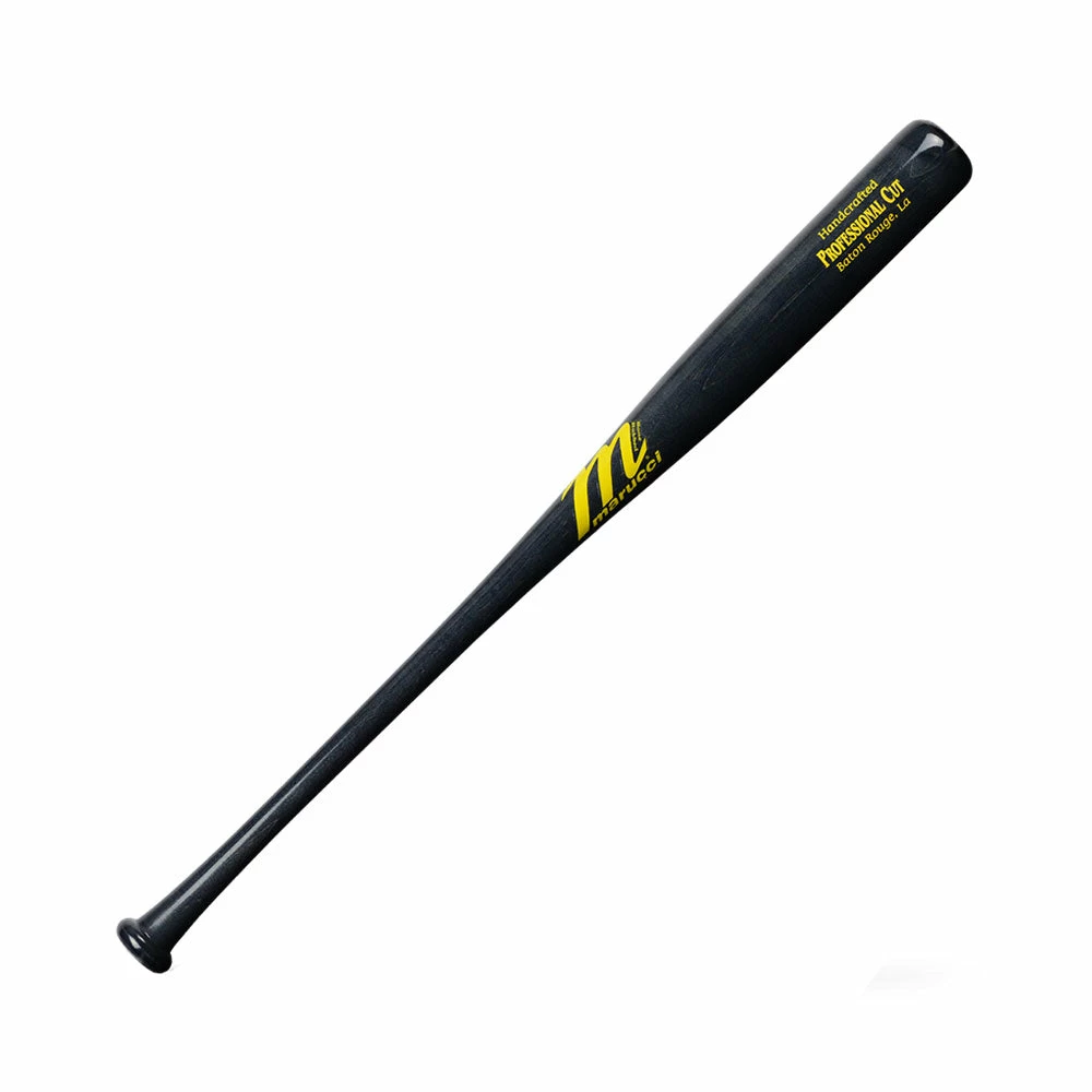 New Marucci Professional Cut 31" Pure Maple Black/Ylw Pro Cut Wood Baseball Bat 1 New Marucci Professional Cut 31" Pure Maple Black/Ylw Pro Cut Wood Baseball Bat