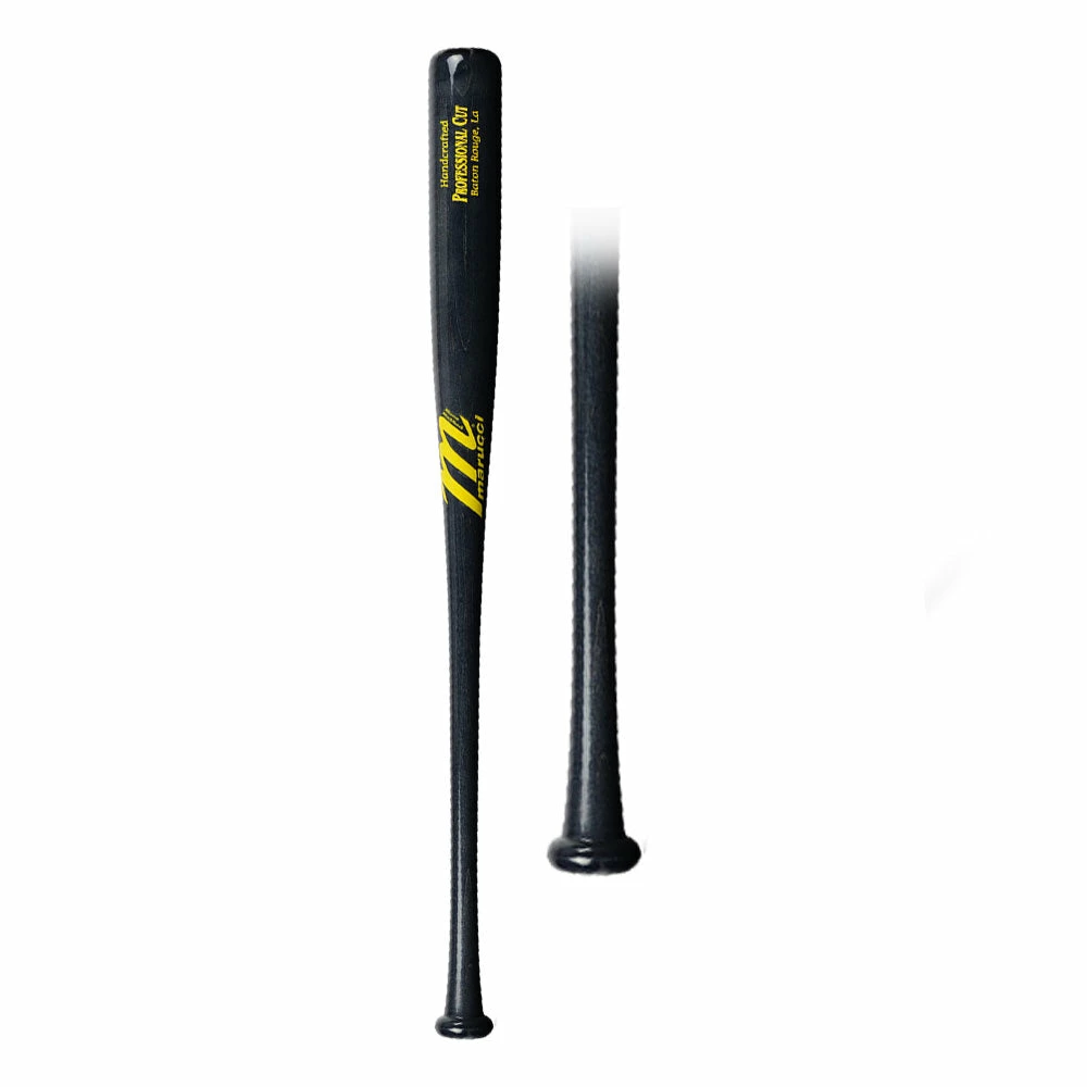 New Marucci Professional Cut 31" Pure Maple Black/Ylw Pro Cut Wood Baseball Bat 3 New Marucci Professional Cut 31" Pure Maple Black/Ylw Pro Cut Wood Baseball Bat