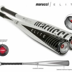New Marucci Elite 2 MCBEL14 BBCOR Baseball Bat 2 5/8" Silver/Black