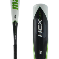 New Marucci MSBHA2Y10 2 5/8" Hex Alloy Senior League Baseball Bat White