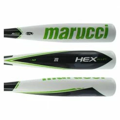 New Marucci MSBHA2X10 2 3/4" Hex Alloy Senior League Baseball Bat White