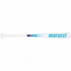 New Marucci MTBFPP Pure Tee Ball Sofbtall Bat 2 1/4" White Blue
