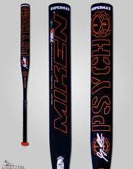 New Miken Psycho SPSYMU Slowpitch Softball Bat Black