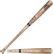 New Rawlings R232A " Andirondack Pro Model Wood Bat Natural Black