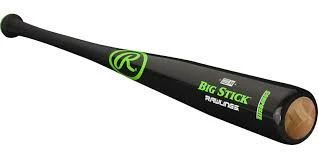 New Rawlings R243CH Big Stick Composite Wood Bat Black Green 1 New Rawlings R243CH Big Stick Composite Wood Bat Black Green