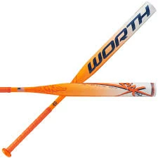 New Worth Sick 454 SBSRA Slowpitch Softball Bat White/Orange