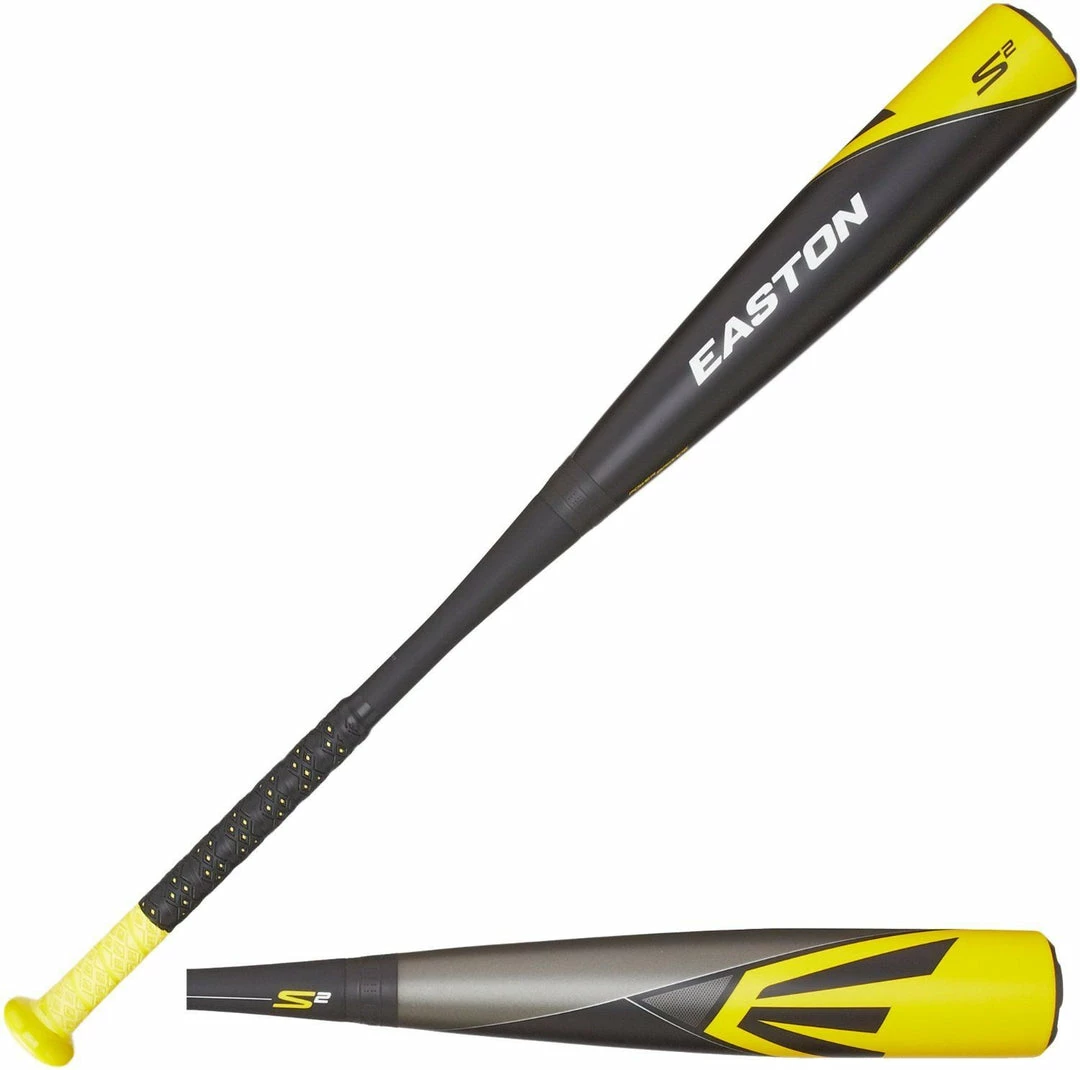 New Easton S2 SL14S210 Senior League Baseball Bat Black/Yellow 2 5/8" 1 New Easton S2 SL14S210 Senior League Baseball Bat Black/Yellow 2 5/8"