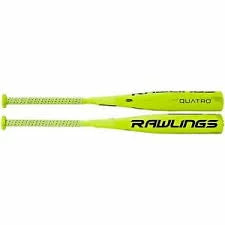 New Rawlings SL7Q10 Quatro Senior League Baseball Bat 2 3/4" Baseball Bats