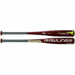 New Rawlings Velo SL7V34 Senior League Baseball Bat Red 2 3/4" Barrel