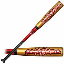 New Rawlings Plasma SLLMPG8 Senior League Baseball Bat 2 3/4" Gold/red