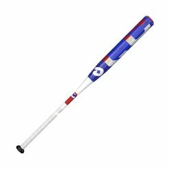 New DeMarini 2018 Larry Carter Senior Slowpitch Bat: WTDXSNM18 Blue/Red Non-USSSA Stamp