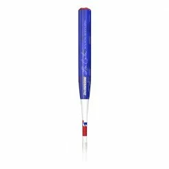 New DeMarini 2018 Larry Carter Senior Slowpitch Bat: WTDXSNM18 Blue/Red Non-USSSA Stamp