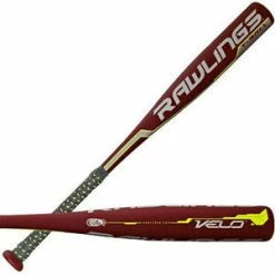 New Rawlings TB7V13 Velo Baseball Tee Ball Bat 2 1/4" Red Baseball Bats