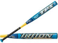 New Louisville Slugger Triton 3-X FPXT8 Fastpitch Softball Bat Blue/Silver