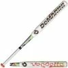 New DeMarini Vendetta VCP15 Fastpitch Softball Bat White/Red/Green 2 1/4"