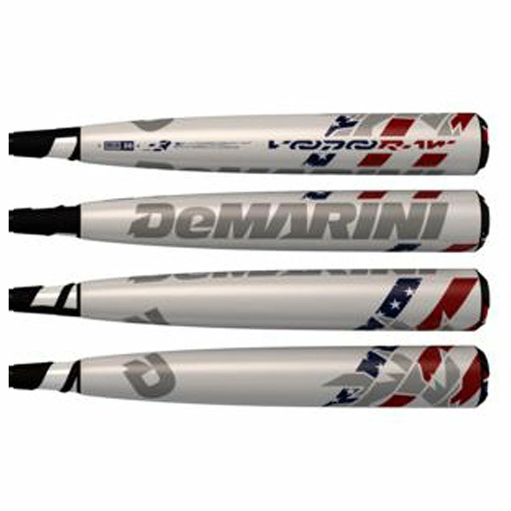 DeMarini Voodoo Raw BBCOR Baseball Bat,VDC-16F1 33"/30 Oz, Red/White/Blue 2 DeMarini Voodoo Raw BBCOR Baseball Bat,VDC-16F1 33"/30 Oz, Red/White/Blue